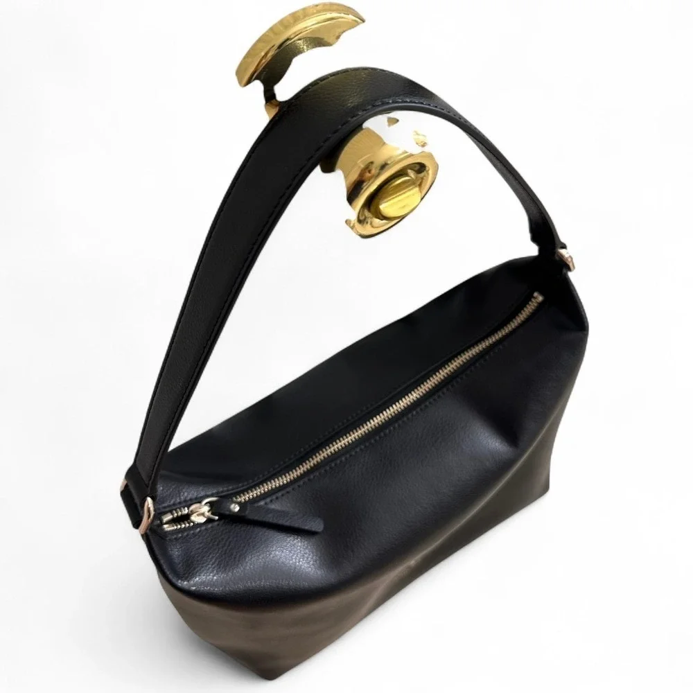 Kate Spade Black Leather Greene Street Kaia‎ Hobo Large Shoulder Bag Crossbody